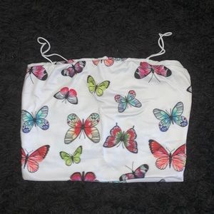butterfly crop top